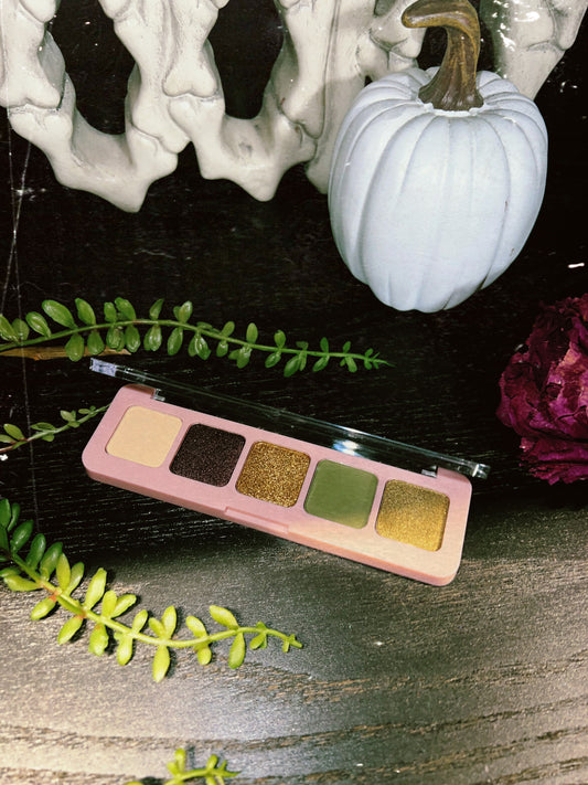 Green 5 Color Eyeshadow Makeup Palette